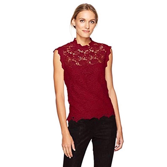 12 Nanette Lepore Womens Top Red